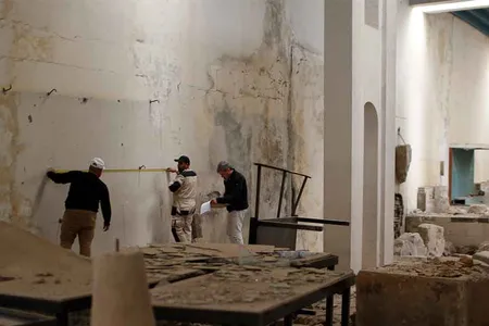Engineers concluded that the museum building (above: the Assyrian Hall in February 2019) was structurally sound and could be repaired. But much work would need to be done.