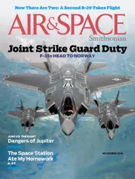 Cover of Airspace magazine issue from Oct/Nov 2016