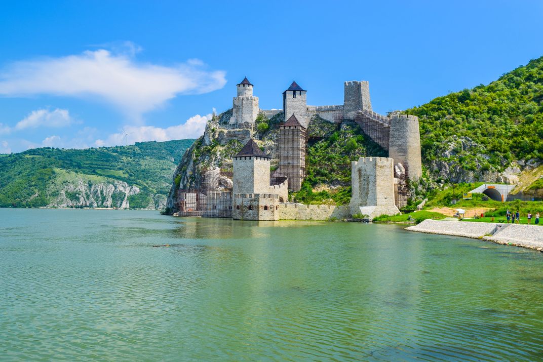 Golubac Fortress along the Danube, Serbia