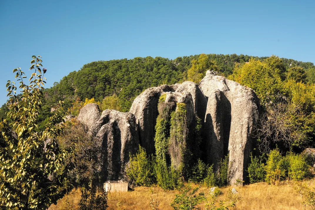 rock formations in Koprulu Canyon
