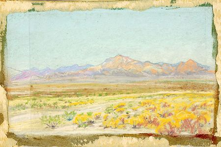 Howard Russell Butler, Desert Landscape (#69), n.d., pastel on paperboard, Smithsonian American Art Museum, Gift of Howard Russell Butler, Jr., 1978.65.4