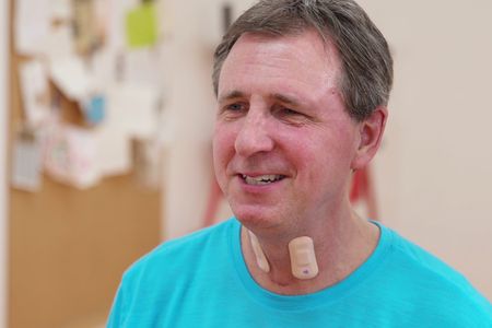 The sensor can be stuck on the skin like a Band-Aid.