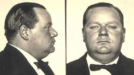 Upon his arrest for murder, Roscoe Arbuckle was booked into custody and denied bail.