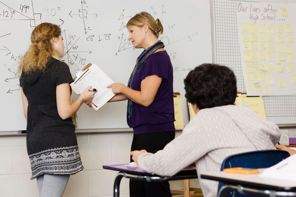 Girl Doing Math