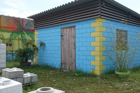 A prototype shelter from The Mobile Factory 