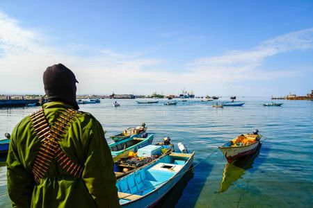 Several armed guards accompanied Luiz Rocha and his colleagues throughout their work in Somaliland.