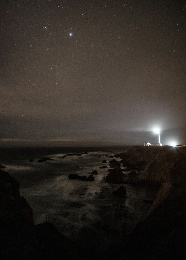 An evening under the stars at Point Arena Lighthouse thumbnail