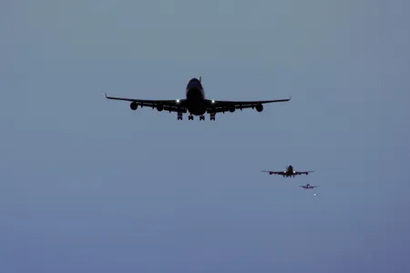Lining up on approach to London Heathrow Airport is the pathway out of what may be the world’s most expensive traffic jam: tens of airplanes flying holding patterns nearby, waiting for their turn in line.