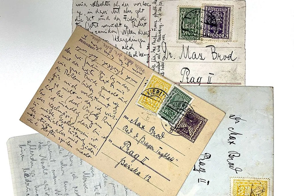 Letters from Max Brod's archive of Franz Kafka papers