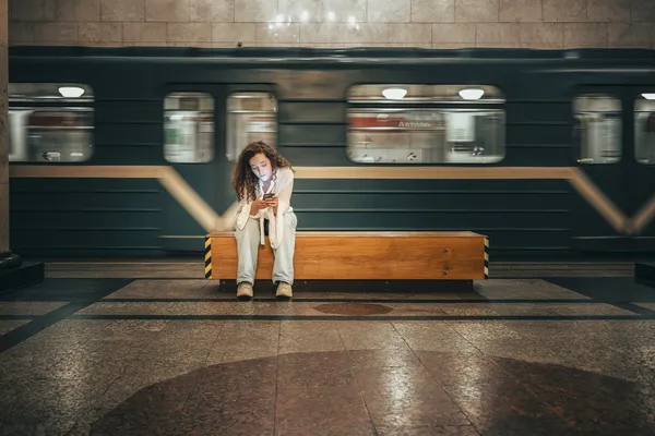 At the Avtovo metro station in St. Petersburg. thumbnail
