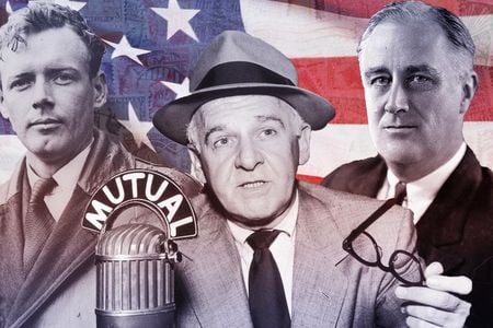 Charles Lindbergh, Walter Winchell and Franklin D. Roosevelt (L to R) are among the public figures fictionalized in Philip Roth's The Plot Against America.