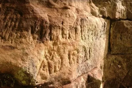 The drawings and inscriptions date to 207 A.D.