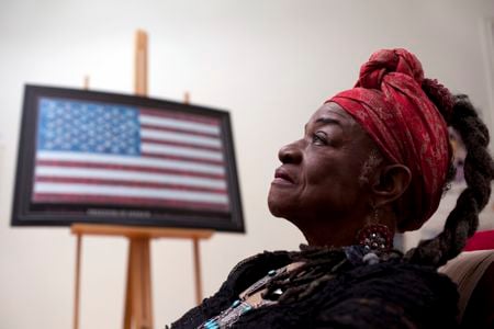 Ringgold was best known for her colorful &quot;story quilts,&quot; an art form anchored in narrative storytelling and influenced by Black American artistic traditions.