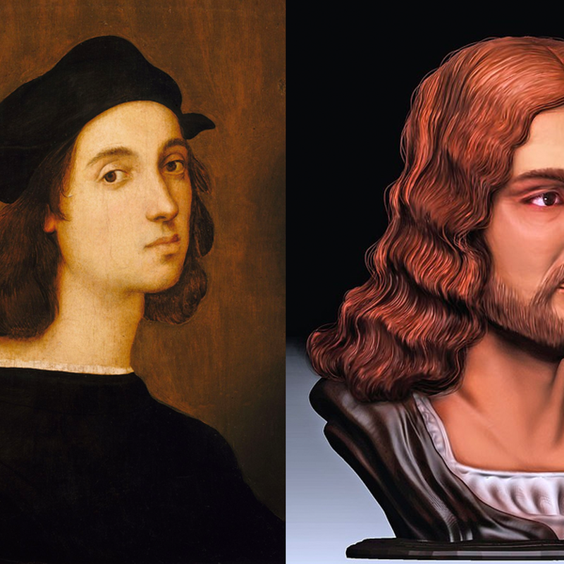 3-D Facial Reconstruction Suggests Raphael Self-Portrait Presents Idealized  Version of the Artist, Smart News