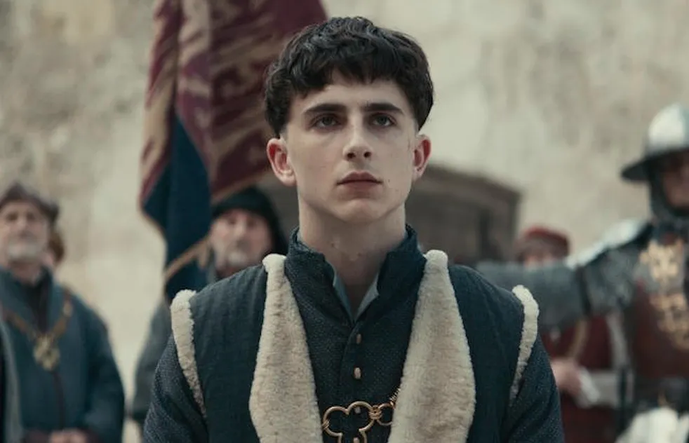 The King Henry V Timothee Chalamet