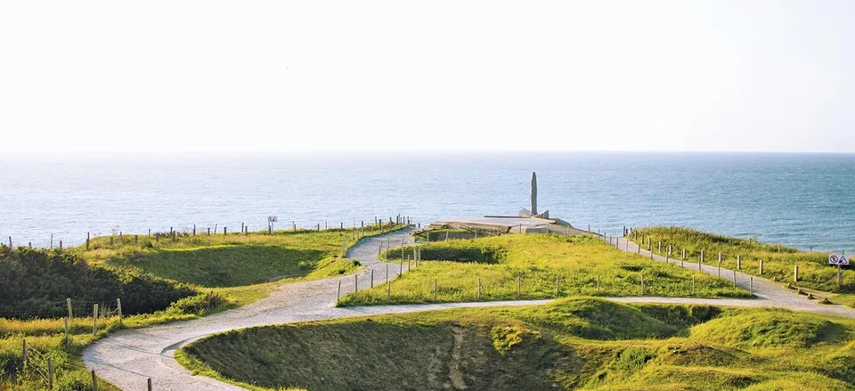  View of Pointe du Hoc  