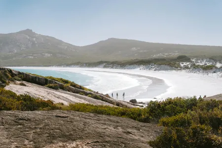 Debra Brown found the bottle on Wharton Beach near her home in Esperance, Western Australia.