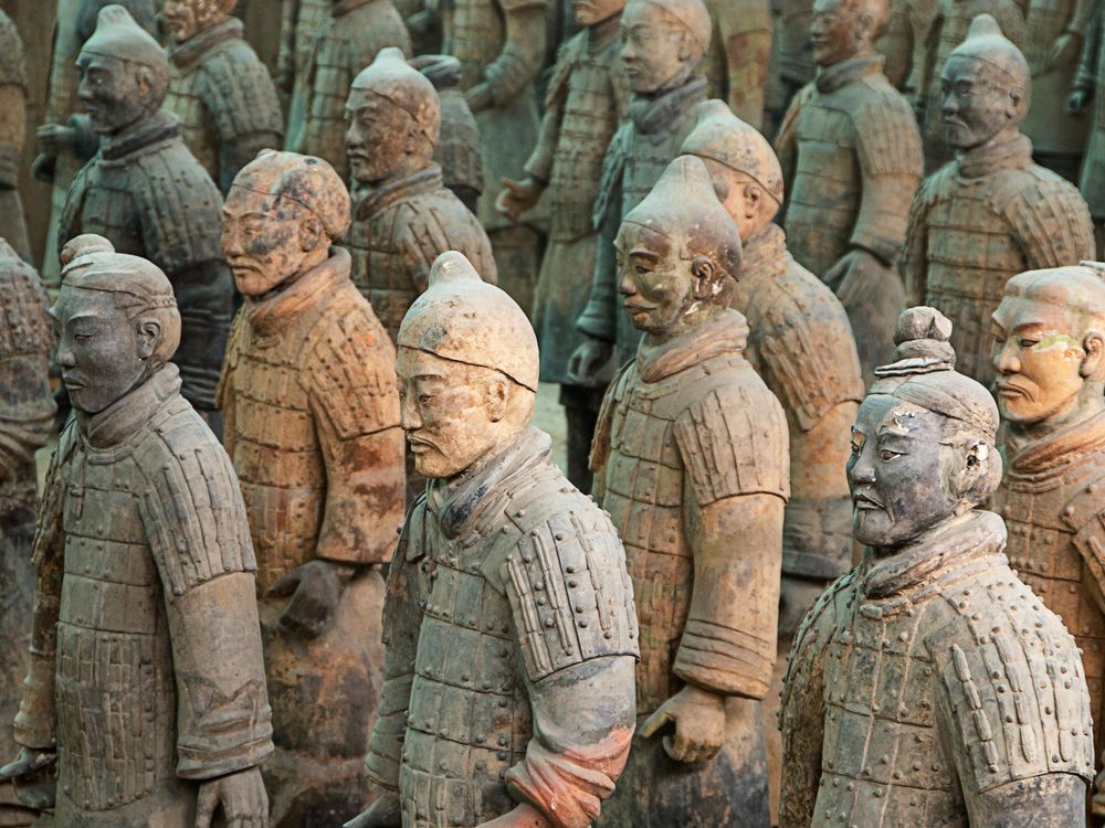 Terra Cotta Soldiers on the March, History