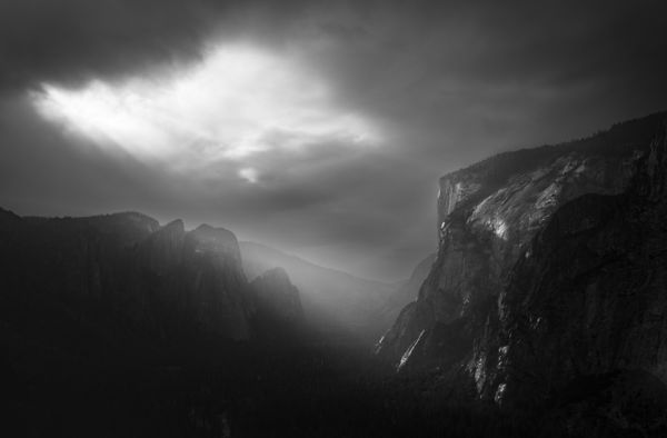 Light Through Storm Clouds Shines on El Capitan thumbnail