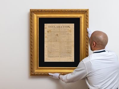 This copy of the Declaration was printed by Robert Luist Fowle of New Hampshire.