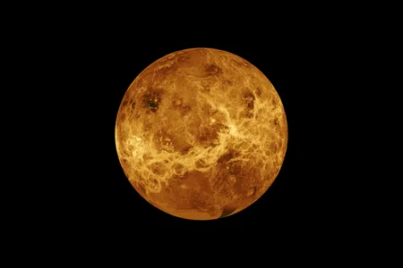 Venus is one of only two planets in our solar system that lack a moon. (Mercury is the other.)