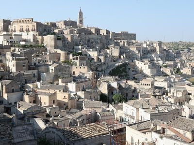 The view in Matera, Italy.
