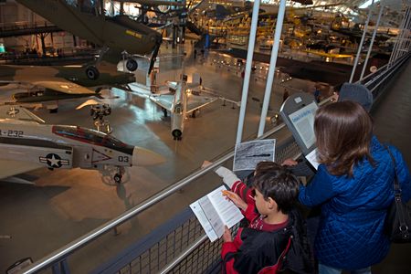 Using a “Top Secret” Situation Report, visitors in a new role-playing game use the vast collections at the Steven F. Udvar‑Hazy Center to locate a  missing aircraft, and propose a rescue plan for the pilots and their technology. 
