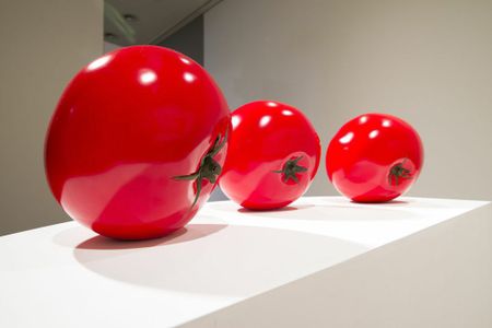 Jessica Rath sculpts paragon and roma tomatoes from life.