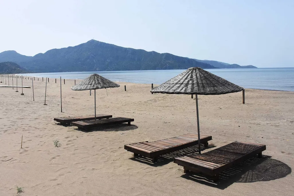 Closed Beach in Turkey