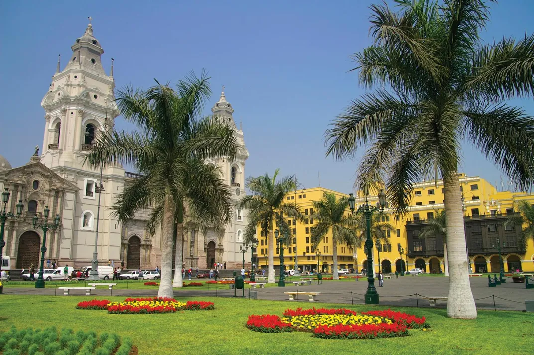 Town square in Lima