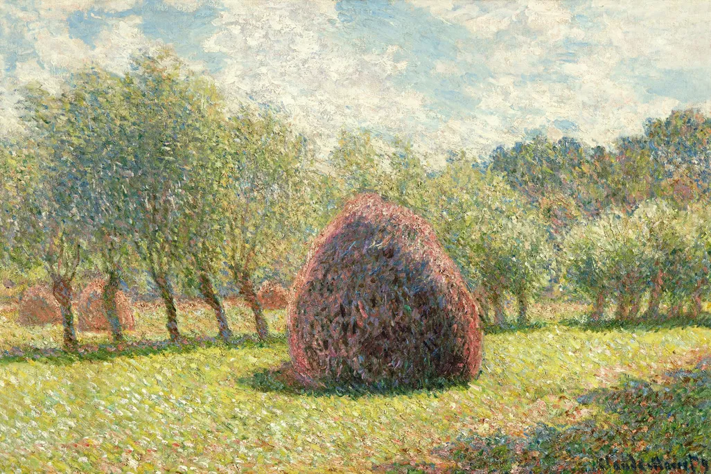 Meules à Giverny, Claude Monet, 1983