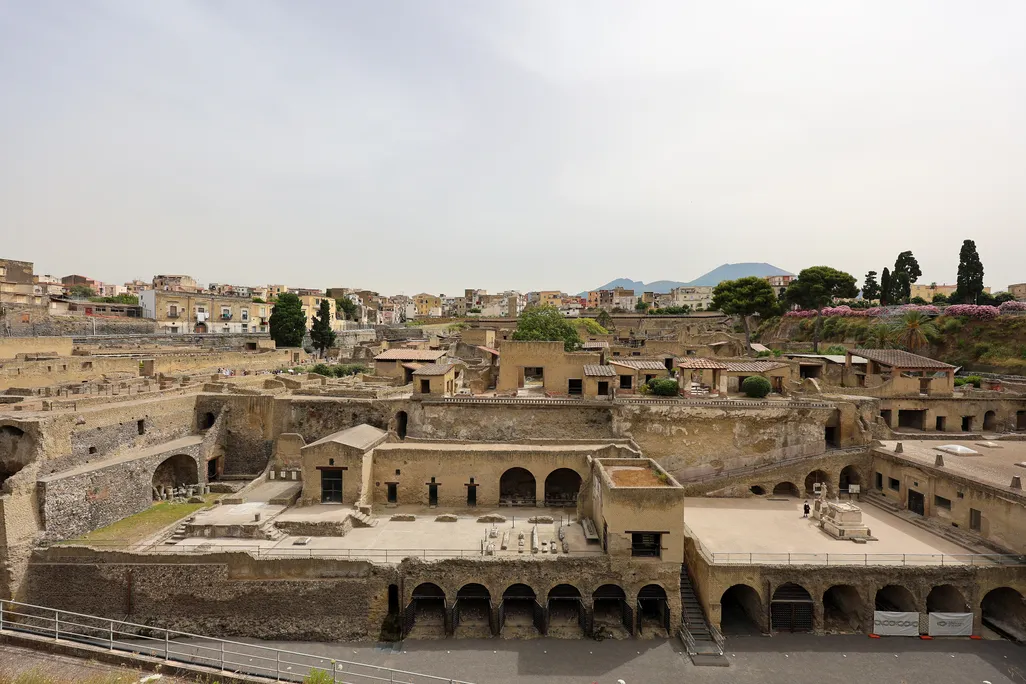 Archaeological site at Herculaneum