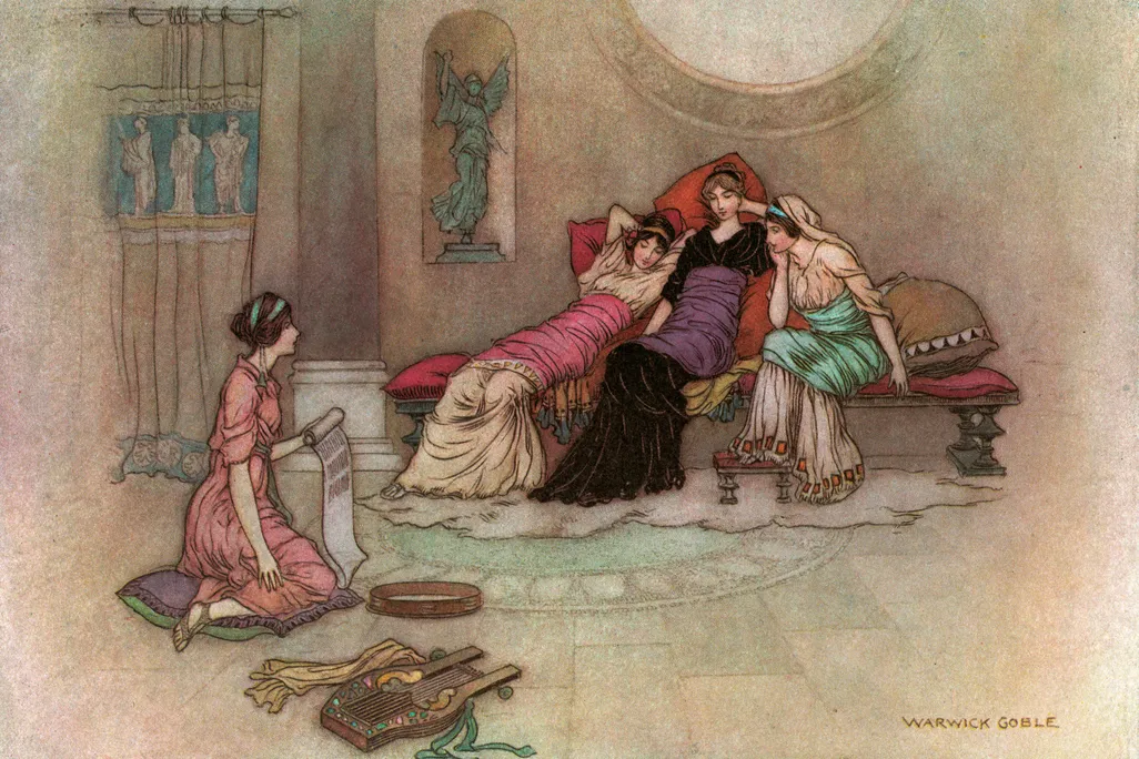 Criseyde and Her Maidens