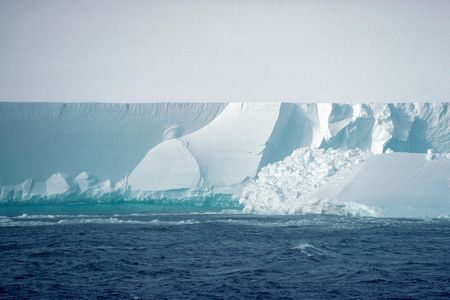 The face of Antarctica’s Ross Ice Shelf