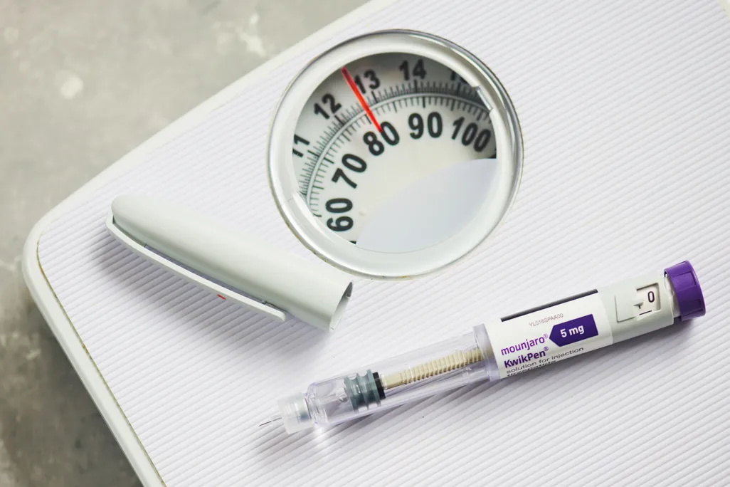 glp-1 injectable on a scale