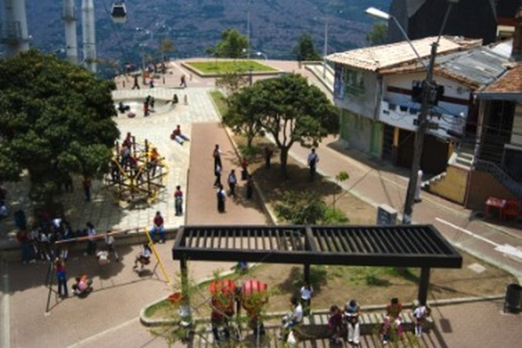 Parque de los Niños, a redeveloped space in Medellín, Colombia