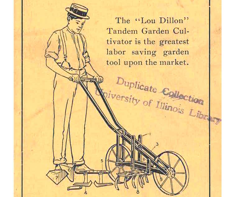 hand cultivator drawing easy step by step