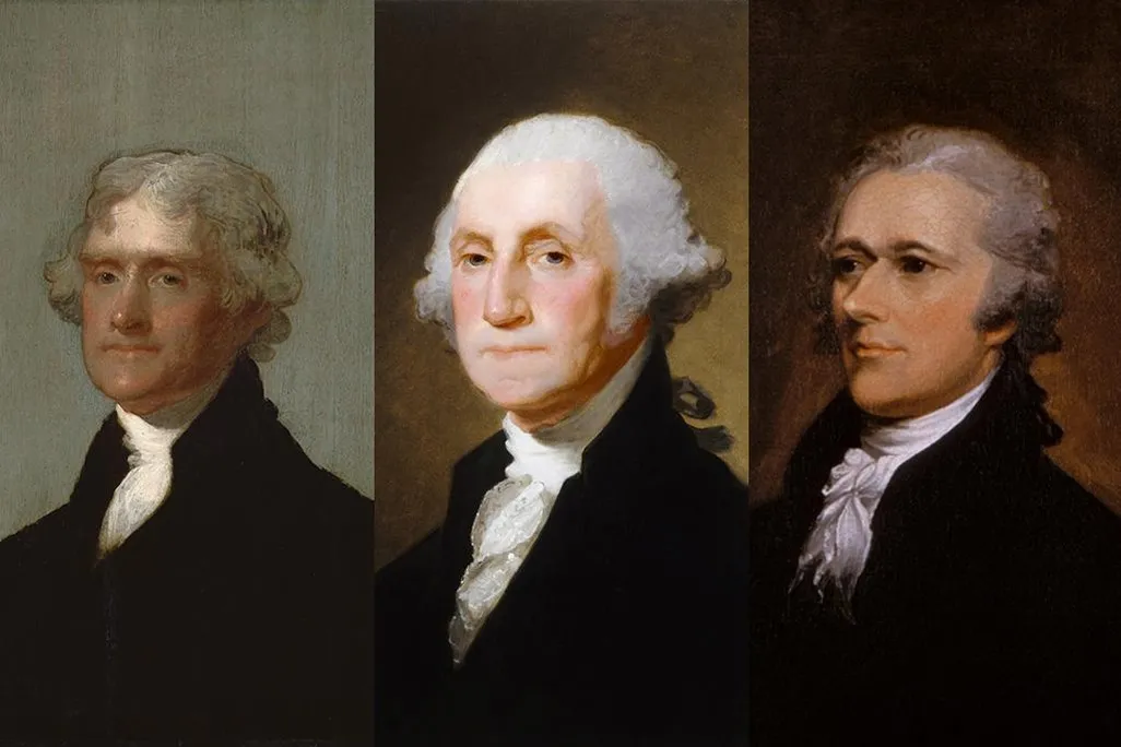 Jefferson, Washington, Hamilton