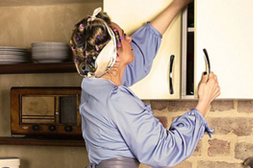 An old kitchen can still have its charms.