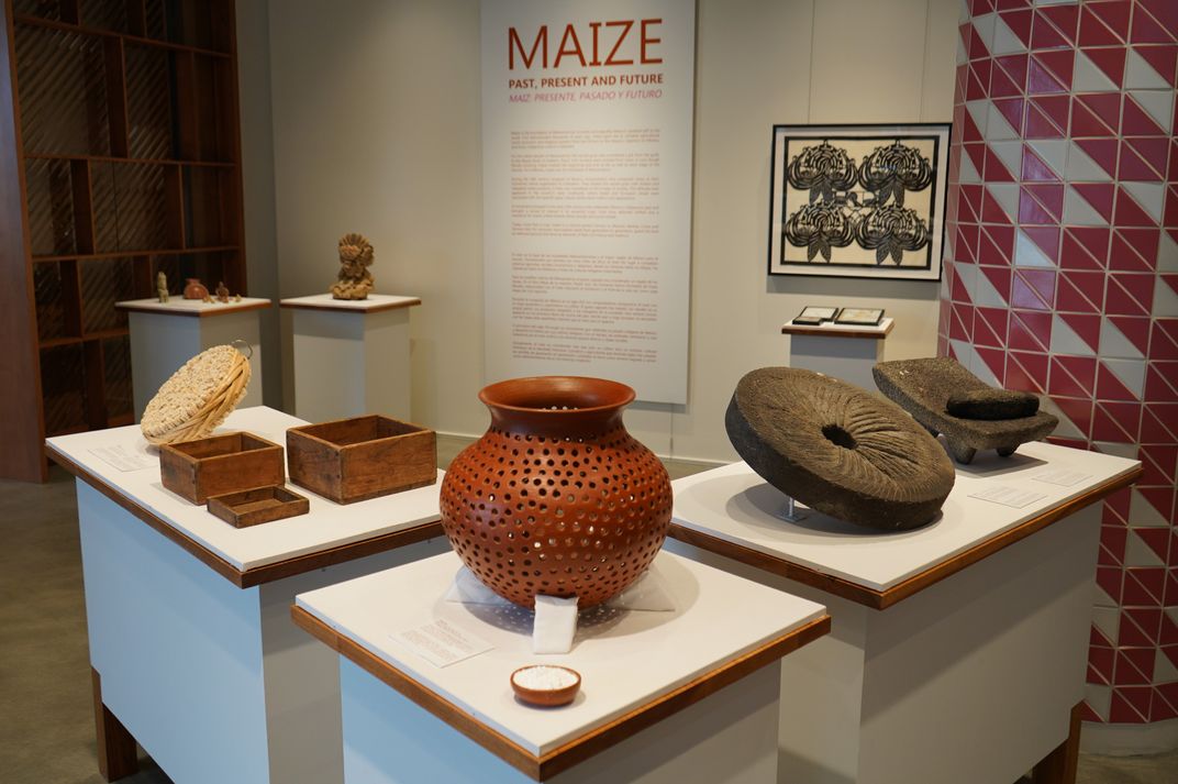 Cooking artifacts in museum exhibiton