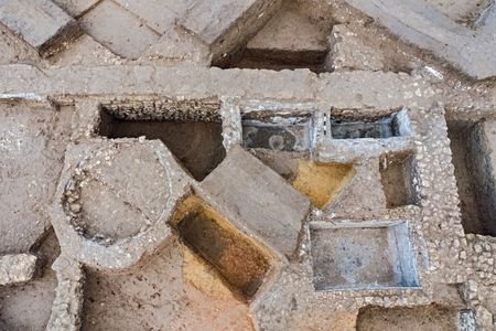 The garum factory found near Ashkelon in Israel