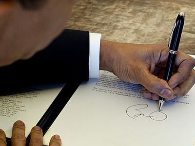 President Barack Obama is left-handed, as well as at least six former presidents.