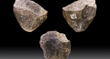 Oldowan choppers are among the oldest-known type of stone tools.