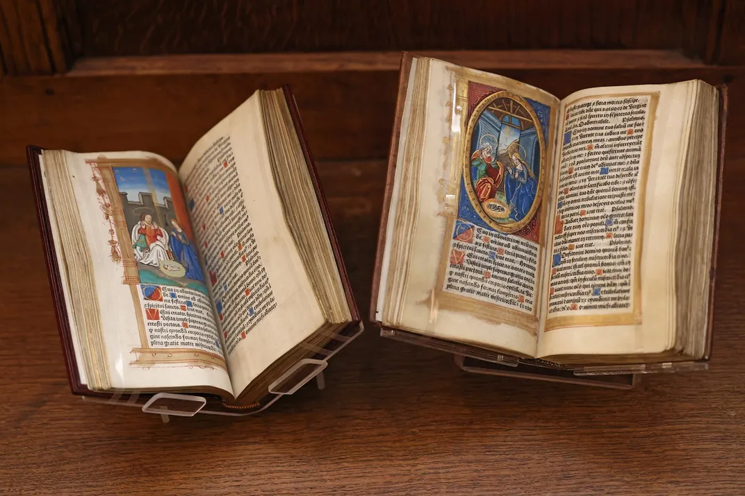 Prayer books owned by Catherine of Aragon and Anne Boleyn