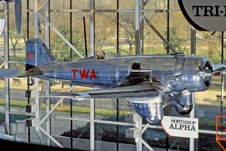 Introduced in 1930, the all-metal Northrop Alpha could carry six passengers in a comfortable cabin, but the pilot remained exposed to the elements.
