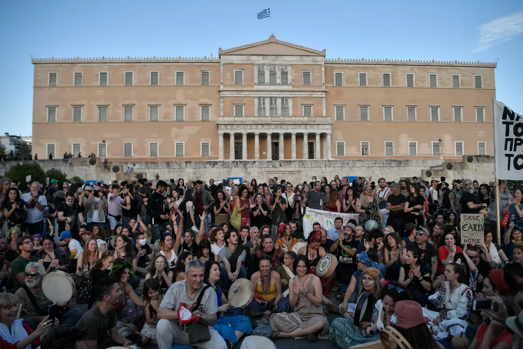 Syntagma Square protest