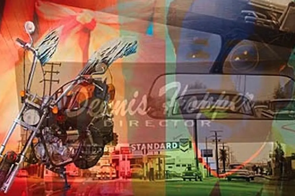 Robert Weingarten's layered composite portrait of Dennis Hopper
