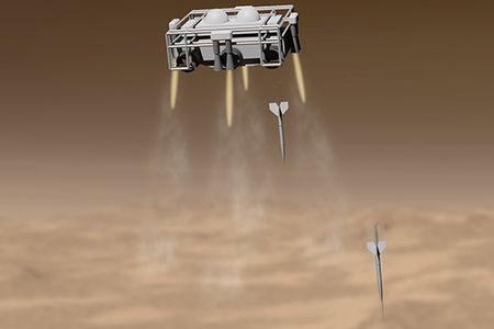 Artist's conception of the Exolance deployment.