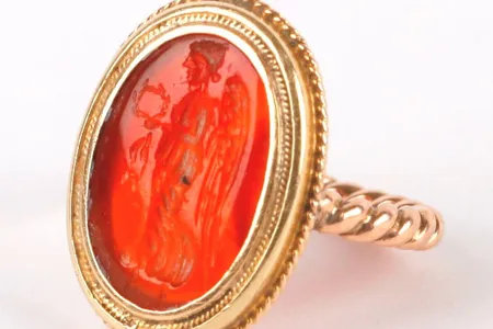 Anna Freud's signet ring.