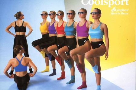 Documents from the Smithsonian's "Jogbra, Inc. Collection" include the company's marketing and advertising materials (above).